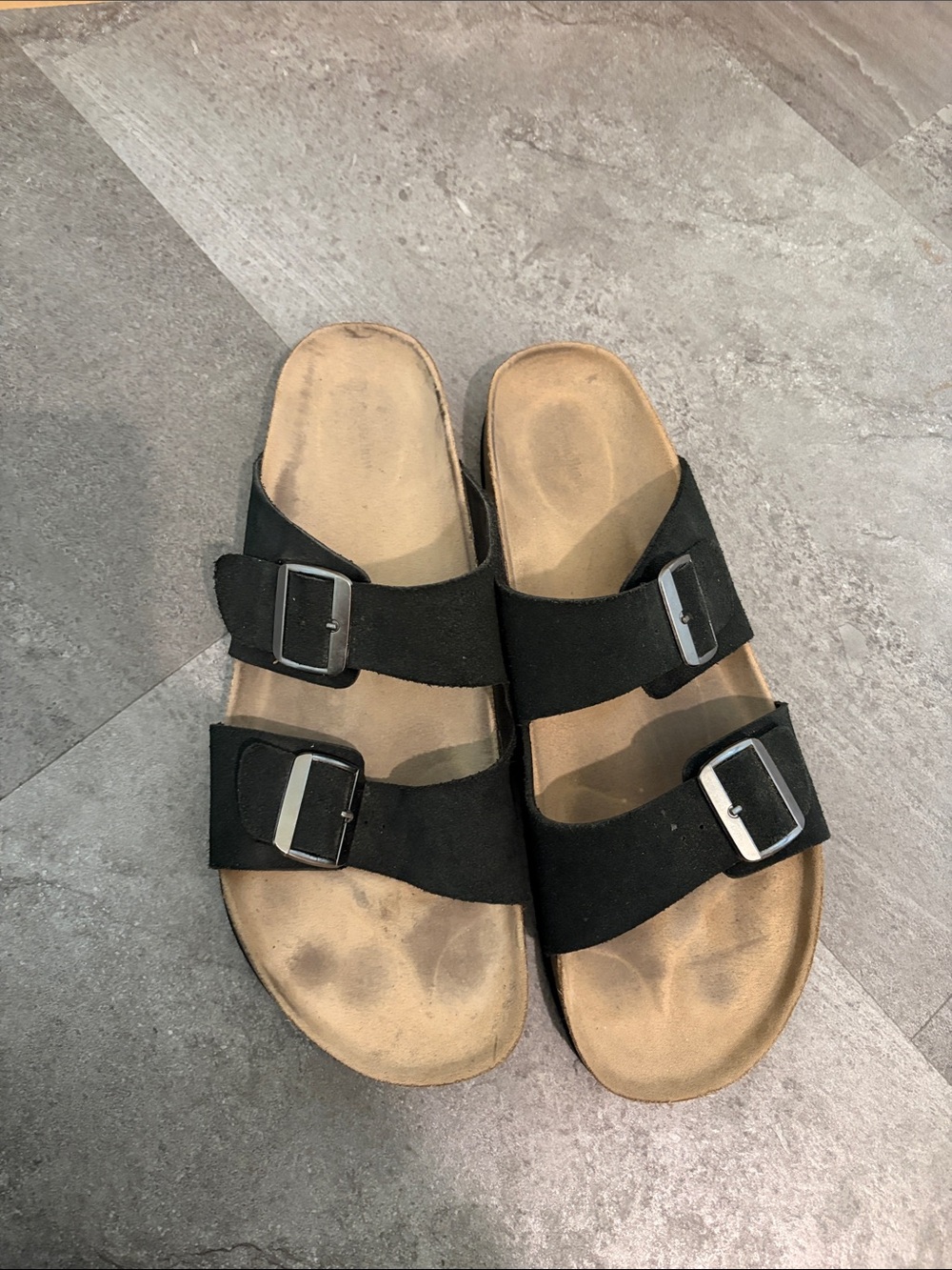 Target Black Double-Buckle Men’s Sandals